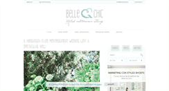 Desktop Screenshot of belleandchic.com