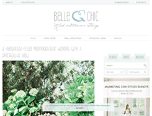 Tablet Screenshot of belleandchic.com